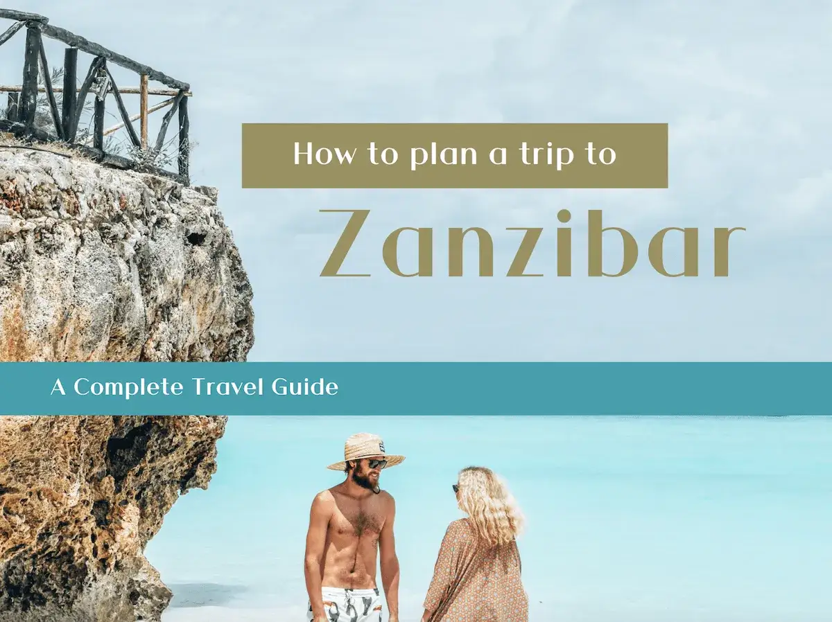Par p&aring; stranden p&aring; Zanzibar, en komplett guide f&ouml;r din resa till Zanzibar, inklusive prisinformation.